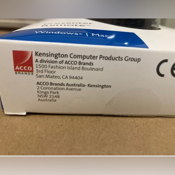 NEW Kensington Wireless Presenter With Red Laser - Nano Receiver Windows/Mac. - Picture 3 of 3